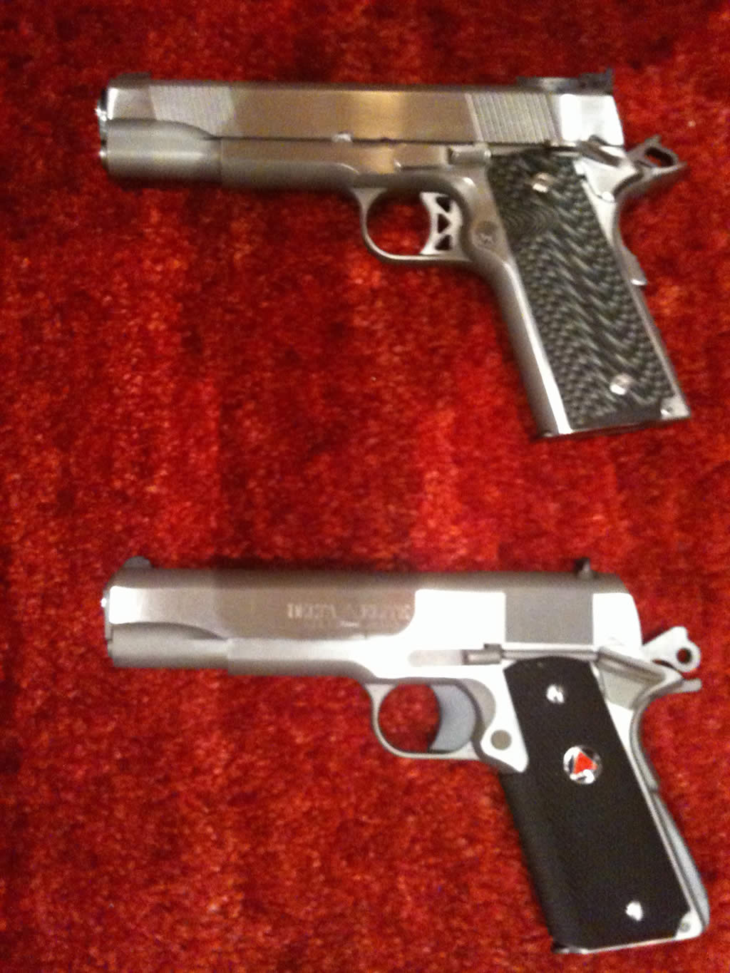 Colt Delta Elite and Dan Wesson Pointman 7