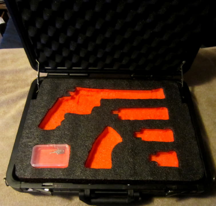 DAN WESSON TRAVELMASTER CASE CUSTOM DOUBLE DECKER MADE FOR MEMBER! A ...